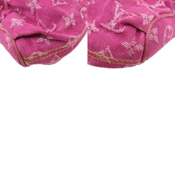 Louis Vuitton Mini Pleaty Handbag Monogram Denim Pink - Picture 9 of 9